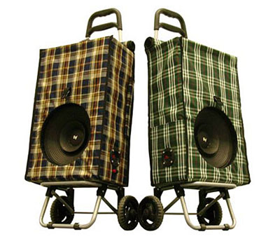 speaker shopping cart